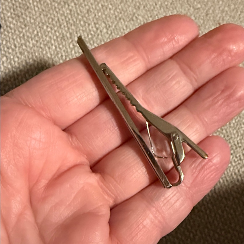 Burberry Silver Authentic Tie Clip - image 4